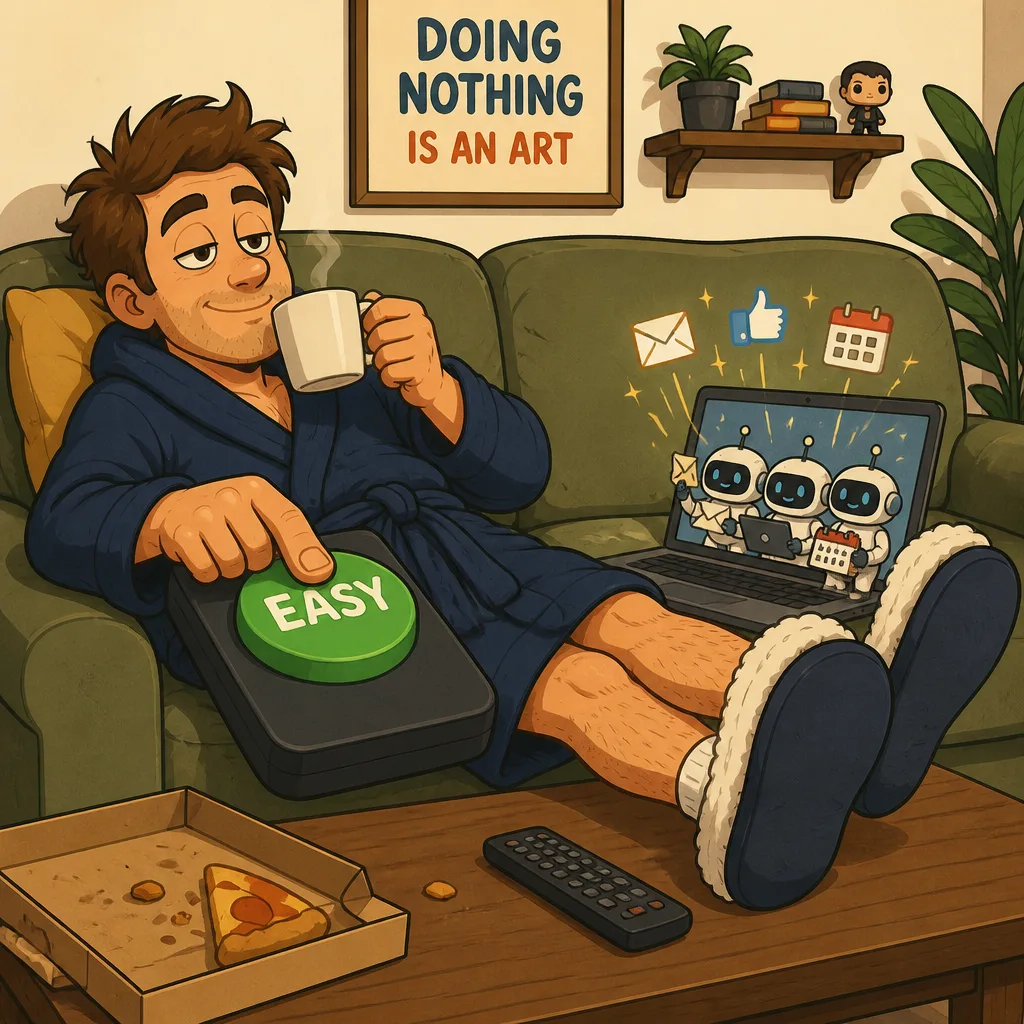 LazyMan AI artwork